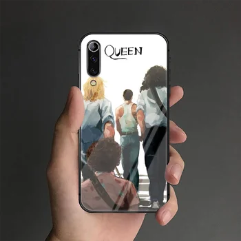 Queens Trupa Rock Telefon Sticlă Călită Caz Acoperire Pentru Xiaomi Mi A3 Max3 Nota 9 10 I T Pro Lite Ultra Hoesjes Coque Tpu caz de Telefon
