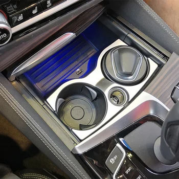 Auto Frontal Cana de Apa Titularul Acoperi Garnitura pentru BMW Seria 5 G30 17-19 Chrome ABS