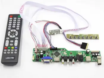 Controler de Bord Kit pentru B101AW03 V0 / B101AW03 V1 TV+HDMI+VGA+AV+USB, LCD, ecran LED Driver de Placa