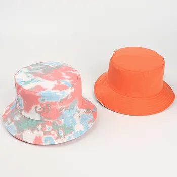 Fierbinte de Vânzare Europene American de Culoare față-verso Pescar Găleată Pălărie de Agrement, Bazin Capac Bărbați Femei Copii de Protecție solară, Pălării