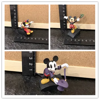 3Piece/lot 3-4cm Disney găsi Japonia magician muzician Mickey mouse papusa accesorii DIY colectia de accesorii accesorii