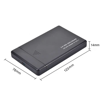 HDD Cabina Portabile de 2.5 inch USB 2.0/3.0/3.1 Tip C Hard-Disk Enclosure HDD Extern Cazul Protocol Hard Disk Cabina