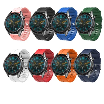 Sport Solicone trupa ceas pentru huawei GT 1 2 2e 46mm watchbands bărbați femei benzi Pentru Samsung Galaxy Watch 46MM de Viteze S3 curea 22mm