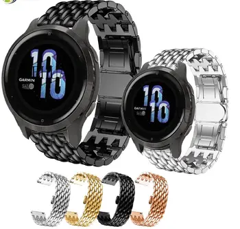 22mm din Oțel Inoxidabil Curea Curea Pentru Realme Watch 2 / 2 pro / Realme Ceas S Metal Wriststrap Pentru Garmin Venu 2 brățară