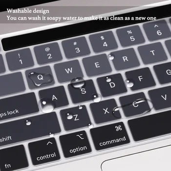 Gradient de Culoare UE Versiunea spaniolă Piele Tastatură Capac Protector Pentru 2020 MacBook Pro 13 inch M1 A2338 A2289 A2251 Touch ID Bar