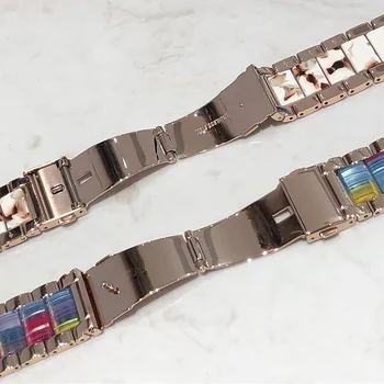 Noul Design din Oțel Inoxidabil, Rasina Trupa pentru Apple Watch SE Seria 6 5 4 3 Curea de 40mm 44mm 38mm 42mm Pliere Incuietoare Bratara Curea