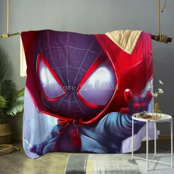 Desene animate pentru copii Vara Rece Quilt Avengers Aer Conditionat cu Spiderman Cămin Studențesc Pauza de Masa Mic Quilt Subțire Dublu
