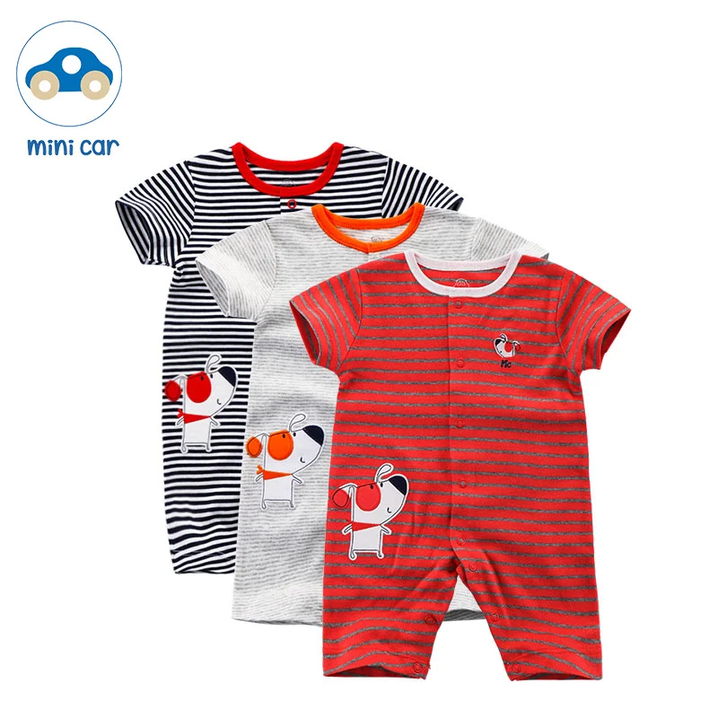 2021 brand de îmbrăcăminte vară corpul copilului salopetă haine bebelusi copii, haine de bumbac costum mini masina nou-născut - ~ Buvette.ro