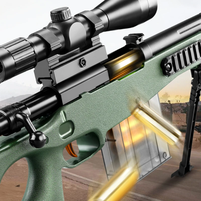 priority Crazy Compress Awm simulare sniper rifle eva moale glonț manual jucărie pistol airsoft  pneumatice pusca pistol arma armas blaster pentru adulți, băieți cs cumpara  - En-gros ~ Buvette.ro
