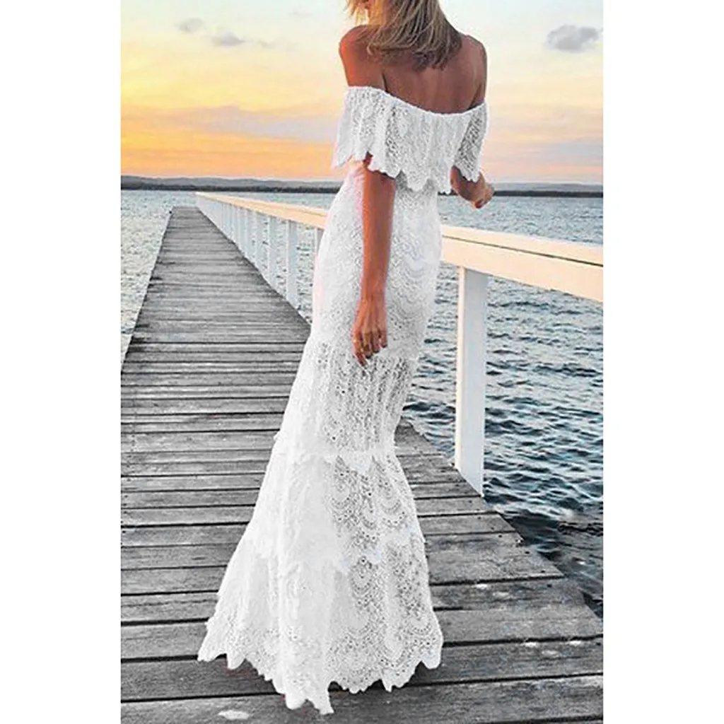 Easy to read button Ruckus Femei alb rochie sling cruce sexy pe plaja rochii de vara elegante  petrecere de seara subțire gol rochie de dantelă femeie haine roba #t3g  cumpara - Îmbrăcăminte Pentru Femei ~ Buvette.ro