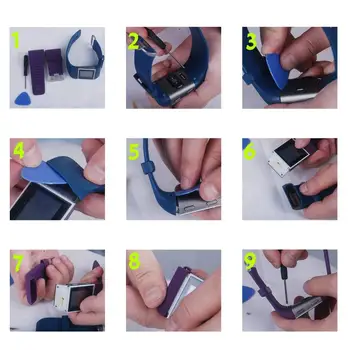Silicon Accesoriu de Înlocuire Banda Curele pentru Fitbit Surge Mari, Mici, Femei Barbati