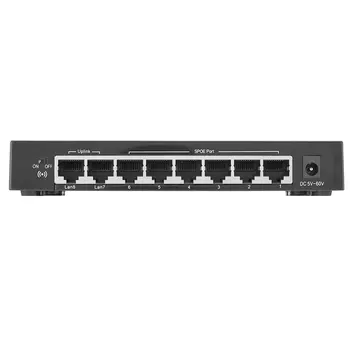Mini LAN POE de Rețea Ethernet Desktop Switch 8 Port 10/100mbps Fast Hub Fibră Optică, Cabluri USB de sex Masculin-feminin ONLENY