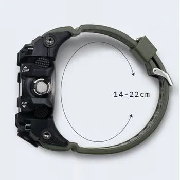 SMAEL 2021 Bărbați Ceasuri Sport Dual Display Analog Digital cu LED-uri Electronice de Cuarț Ceasuri de mana rezistent la apa de Înot Ceas Militar