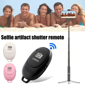 Fără Fir Bluetooth Selfie Butonul Smart Android\ IOS Sistem de Telefon Mobil Selfie Artefact de Declanșare de la Distanță de Control