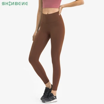 SHINBENE 2021 Noua Culoare-CLASSIC 3.0 a Doua Piele Simt Fitness Legging Sport Colanti Femei Camel Toe Dovada de Gimnastică Yoga Pantaloni Jambiere