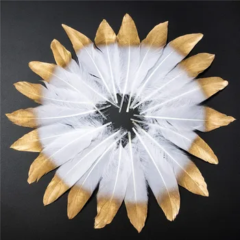 10buc gâsca de aur feathers15-20cm DIY Pene pentru meserii manual pene de luare de bijuterii accesorii de nunta de Decorare pluma