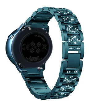 Diamant Curea Pentru Samsung Galaxy active 2 40mm 44mm Brățară ceas trupa Galaxy watch 3 45mm 41mm Buclă din Oțel Inoxidabil 20mm 22mm