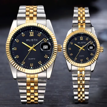 1 Pereche Ceas de Cuplu 2021 Top Brand de Lux Cuarț Femei Bărbați Ceas Doamnelor Rochie de Ceasuri de mână de Moda Casual, Iubitorii de Ceasuri