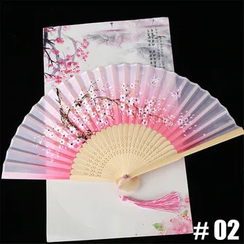 Ventilator De Mătase Chineză Japoneză Stil Evantai Acasă Decor Ornamente Model De Arta Ambarcațiunile Cadou Dans De Nunta Evantai