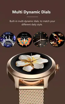 2021 SANLEPUS Elegante Femei Ceas Inteligent de Lux Impermeabil Ceas de mână din Oțel Inoxidabil Casual Fete Smartwatch Pentru Android iOS
