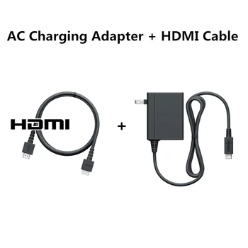 NS Comutator Original AC Adaptor UE NE-Conectați sursa de Alimentare USB de Tip C AC Cablu de Încărcare + HDMI-Cablu Compatibil pentru NS Comutator Lite