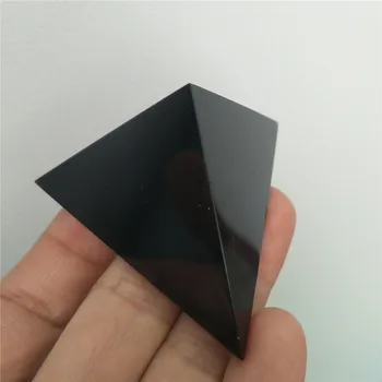 Obsidian Negru Tetraedru Piramida De Piatra Pietre Cristale Pyramide Wicca Cristal Oferind Pierre Naturelle Cristaux Vindecare Acasă