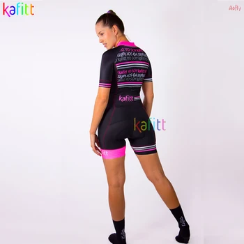 Kafitt Femei Profesie Triatlon Haine Skinsuits Seturi Macaquinho Ciclismo Feminino Gel Roz Pad Salopeta Kituri Maillot Mujer