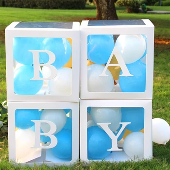 1 2 3 4 5 6 7 8 9 Digital Balon Transparent Cutie 1 Ziua Decor Petrecere copii 2-a 3-a zi de Naștere Fată Băiat BabyShower de Aprovizionare