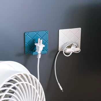 Mufă Soclu Fir Suport Cârlig Plug Organizator de Cablu Pentru Camera de zi Studiu Bucătărie Toaletă Spălătorie, Birou de Alimentare USB