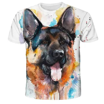 2021 cele mai Recente Bărbați Veveriță tricou 3d Imprimate Tricou Animal Grafic Drăguț Distracție Model de Top Bărbați Și Femei/copii Drăguț Câine Fata T-s