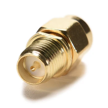 1buc SMA Plug de sex Masculin la RP-SMA Female Jack RF Coaxial Adaptor convertor Direct goldplated