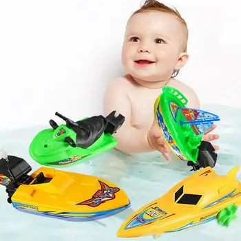 1 buc Barca de Viteza Navei Vânt de Până Jucării care Plutesc În Apă Jucarii Copii Clasic Jucăriile Cadă de baie Duș Baie Jucarii pentru Copii Jucarii Baieti
