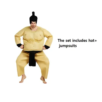 Halloween costum amuzant îngroșat Hercules non umflate de îmbrăcăminte Japonez Sumo dintr-o bucata costum de om de grăsime costum de sumo îmbrăcăminte