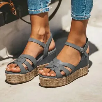 Platforma Pene Sandale Femei Pantofi de Vara Gros Pantofi cu Toc Flip Flop încăltăminte într-Femme Sandale cu Platforma noi
