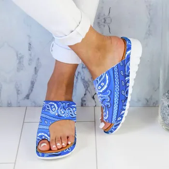 SAGACE femei pantofi de Vară 2021 Femei Flip Flop sandale din Satin de Imprimare Pene Sandale Casual Pantofi Slip On Non-Alunecare de Papuci
