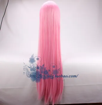 Timp aventură-o pe Printesa Bubblegum peruca cosplay Printesa Gumball roz peruca drept lung păr de culoare roz + Capac de Peruca